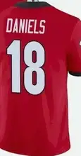 Customized Embroidery For Men Women Kid Youth JT Daniels Red Black American Football Jersey