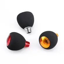 

Fishing Reel Handle 1.7*1.3 Inch EVA+Metal Spining Power Knobs Modification Power Knob Replacements
