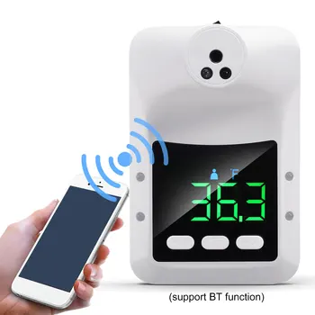 

Non-contact Infrared Thermometer BT Function 6 Languages Broadcast ℃℉ Temperature Gun 50Sets of Data Storage 0.5S Quick Response