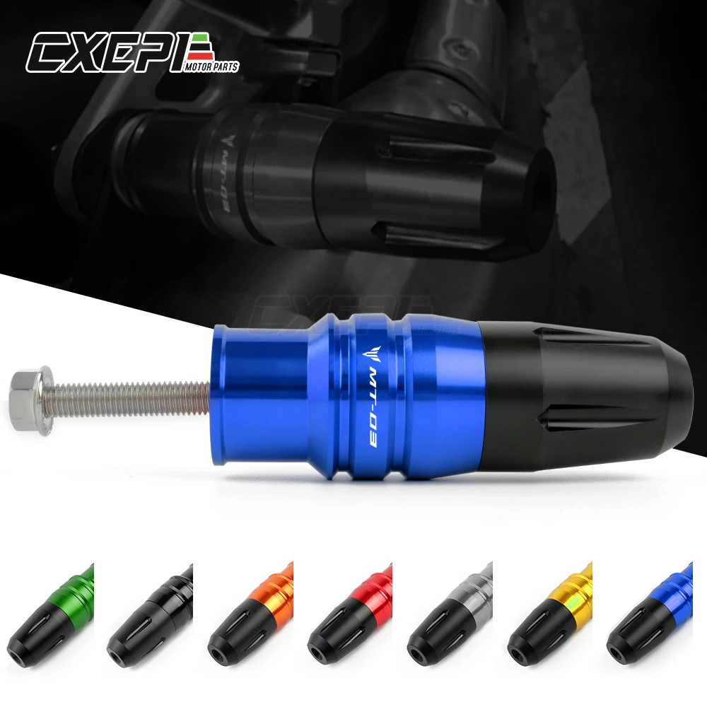 С логотипом MT03 для YAMAHA MT-03 MT03 MT 03 мотоцикл с чпу рамка краш колодки выхлопные ползунки краш протектор аксессуары