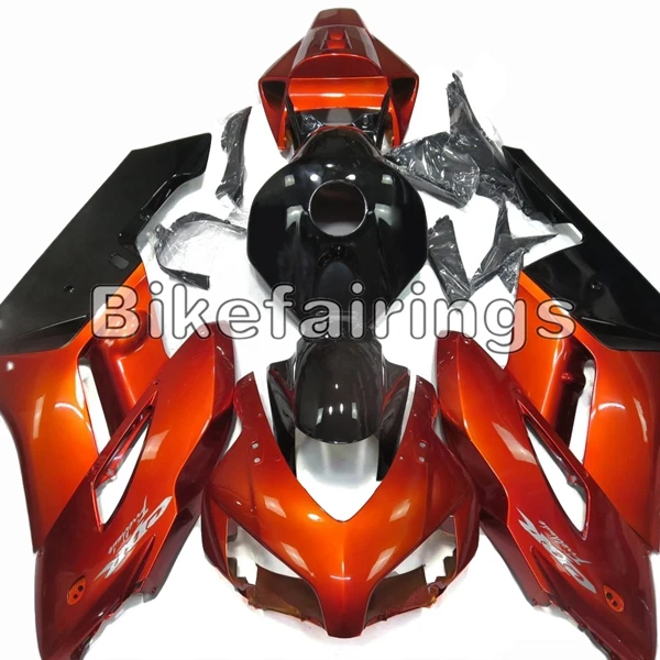 Полные Обтекатели для Honda CBR1000RR 2004 2005 CBR 1000 RR 05 ABS пластик впрыска кузова мотоцикла-оранжевый с черными понижающими