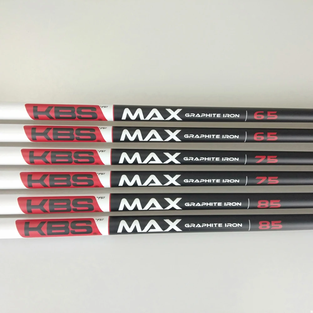 KBS MAX 65 Мужской черный 0311T GEN2 Железный Гольф кованый железный Гольф клуб 3-9, W, набор из 8 R/S крышка головы стальной стержень - Цвет: KBS MAX 65