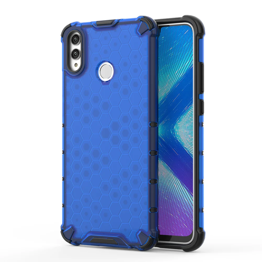 

For Honor 8X Case New Transparent Rugged Hybrid Armor Case For Huawei Honor8X Cover Shockproof Shell Phone Accessories (XS0514)