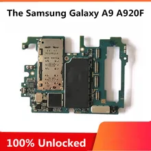 Оригинальная разблокированная материнская плата для samsung Galaxy A9 A920F A920FD для Galaxy A9 с полностью работающими ЧИПАМИ 128 ГБ