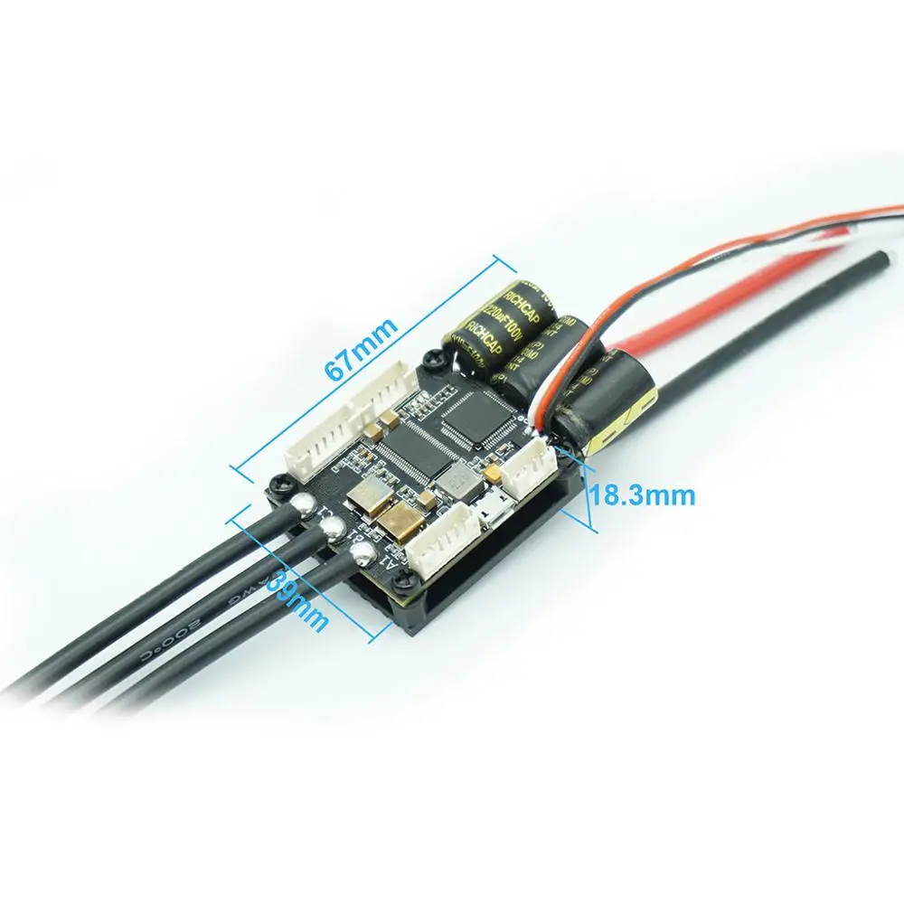 Электрический регулятор скорости для скейтборда Mini FSESC4.20 50A base on VESC®4 12 с