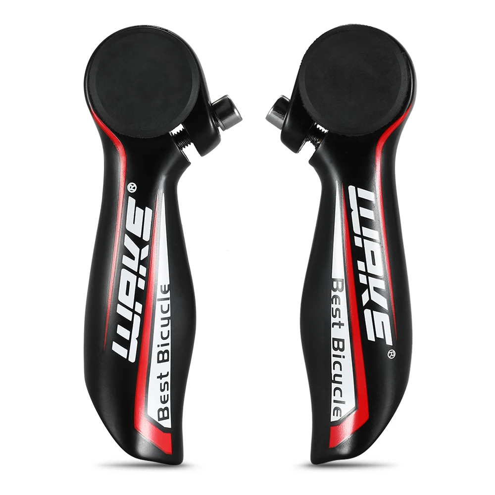 cheap 1 Pair Alumimun Alloy Mountain Bike Handlebar End Bicycle Cycling Road MTB Bar End Bike Parts 22.2MM Bike Accessories