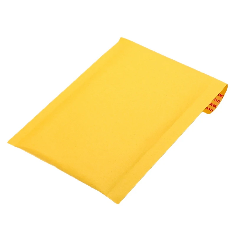 100 Pc/Lot Thickened Kraft Paper Bubble Envelopes Bags Mailers Padded Envelope with Bubble Mailing Bag Business Supplies 12X18Cm