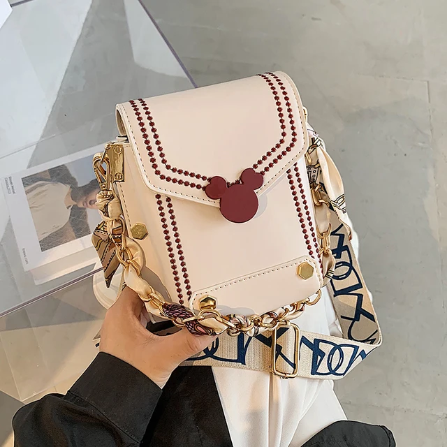 с доставкой Youthful Sweet PU Leather Crossbody Bags For Women 2021winter Fashion small Shoulder luxury Handbag Female Chain Bag 4