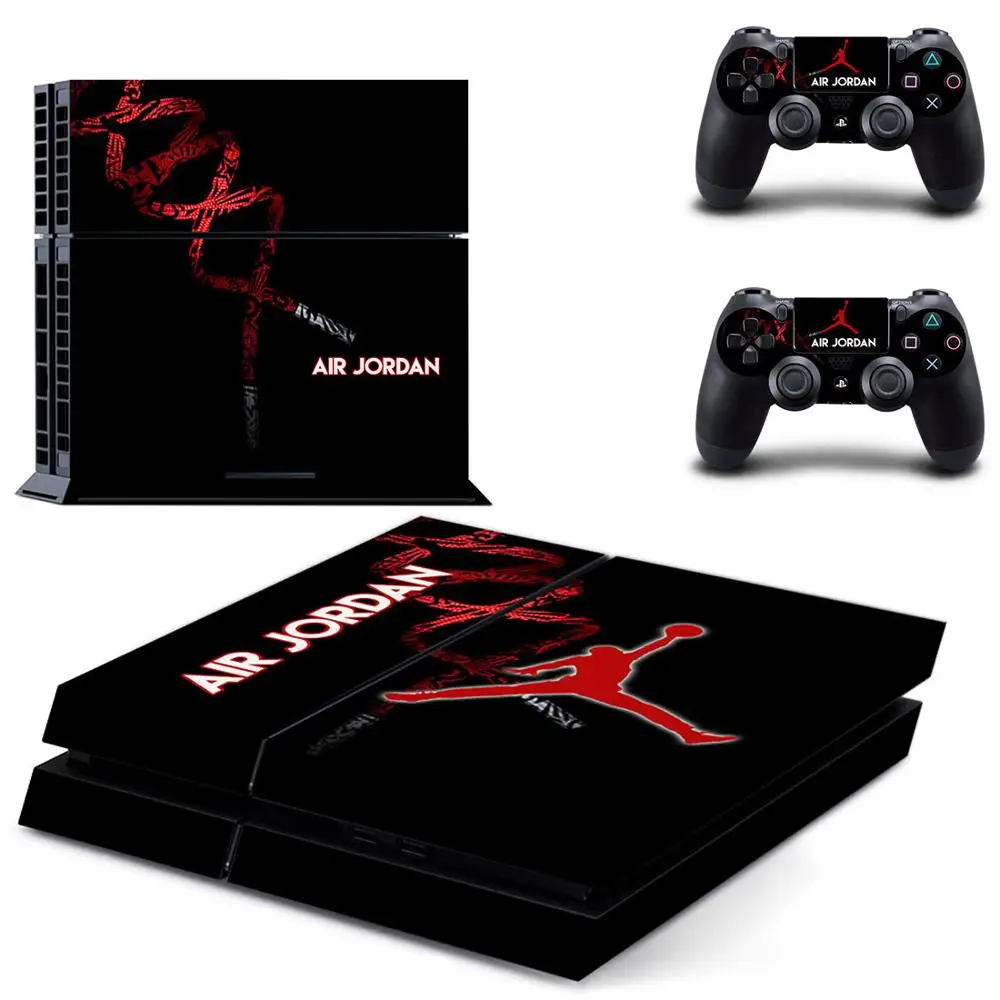 PS4 наклейка s виниловая PS 4 Кожа Наклейка с Джорданом Play station 4 наклейки Pegatinas для консоли playstation 4 и 2 контроллера