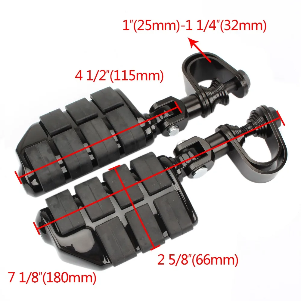 1 пара мотоциклетные подножки Floorbord мотоциклетные носки шоссе подножки для Harley Iron XL 883 1200 Street 750 500 Touring на заказ