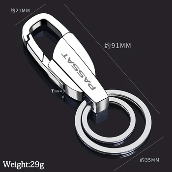 

new metal Keychain Metal Alloy Buckle Waist Car Key Chain Key Chain for Volkswagen VW Passat accessories