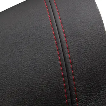

Car Door Panel Surface Shell Trim Armrest Cover PU Leather Decorative Black