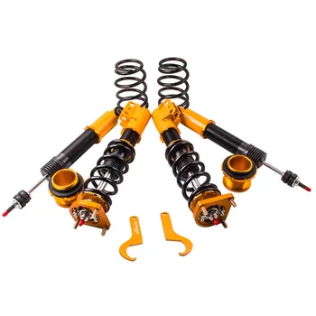 

Coilovers Kits for Ford Mustang 4th 1994-04 24 Step Adj. Damper Shocks Golden