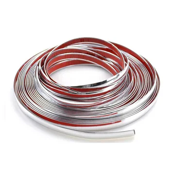 

6M Anti-collision strip Door protection strip Chrome-plated Replacement