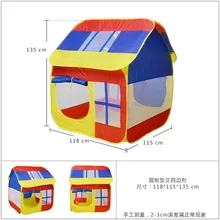 Дети в помещении и на открытом воздухе Ультра большой игровой домик детский океан мяч бассейн Принцесса Палатка развивающие игрушки