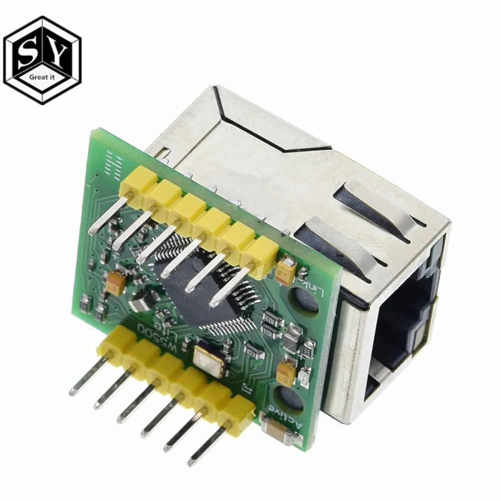 1 шт. отличная умная электроника USR-ES1 W5500 чип SPI в LAN/Ethernet конвертер TCP/IP мод