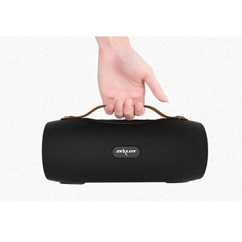 

ZEALOT S29 Bluetooth Speaker Wireless Portable Column Outdoor Waterproof Subwoofer Speakers for Computer Music Center with FM