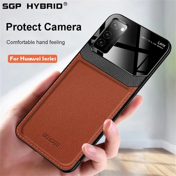 

Leather Camera Case for Huawei P40 P30 P20 Mate 30 20 Pro Lite Phone Cover For Honor 9 9x 10 lite 8X 20 20i V30 Pro P40Pro Cases