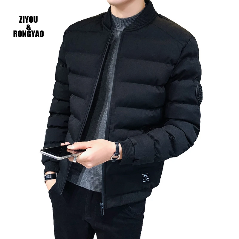 

Winter New Jacket White Duck Down Men Ultra Light Thin Jackets Slim Warm Coat Basic Outwear Windproof Parkas Casual Men's Coat