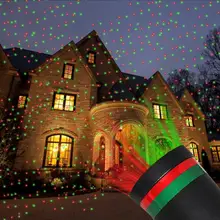 Рождественский движущийся светодиодный лазерный проектор Звездное небо проекционный светильник вечерние домашний сценический светильник наружное водонепроницаемое украшение сада