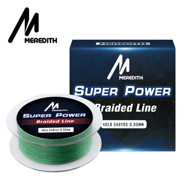 

MEREDITH 500M Fishing Line 0.09-0.30mm 4 Strands 10-40LB Strong PE Fiber Multifilament Braided Fishing Line