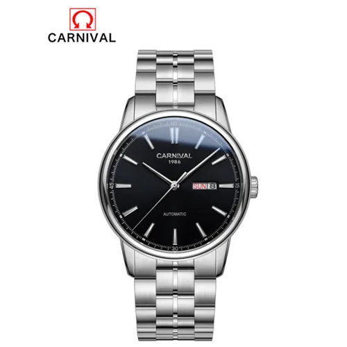 Switzerland Carnival Mechanical Watch Men MIYOTA Automatic Men Watches Luxury Brand Waterproof Clock Sapphire Montre Homme Reloj 