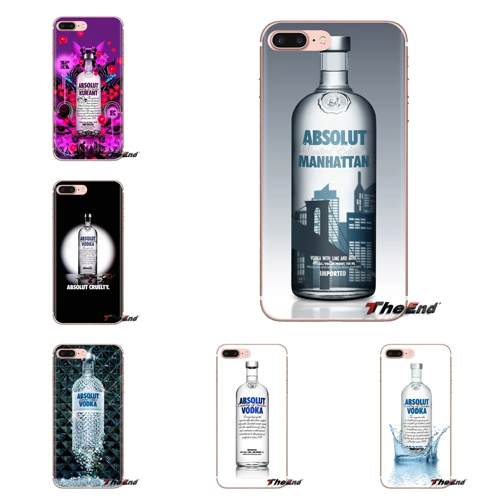 Absolute Vodka Bottle Soft Transparent Cases Covers For Xiaomi Mi6 Mi 6 A1 Max Mix 2 5X 6X Redmi Note 5 5A 4X 4A A4 4 3 Plus Pro |
