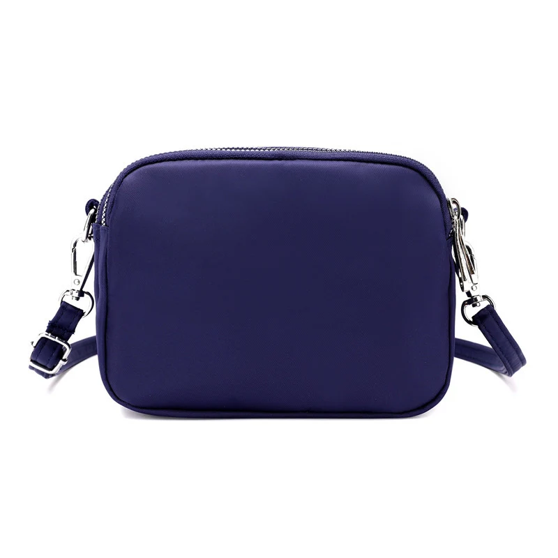 Blue Crossbody bag Модная женская сумка через плечо, винтажная нейлоновая водонепроницаемая сумка через плечо, мини-сумка для мобильного телефона, Повседневная сумка, роскошная брендовая дизайнерская женская сумка-клатч - Цвет: Blue Crossbody bag