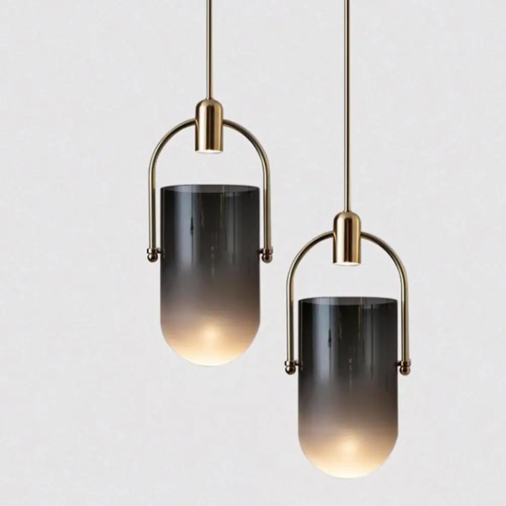 Creative Ceiling Pendant Lighting with Glass Shade Adjustable Farmhouse Kitchen Lamp for Island Restaurants | Лампы и освещение
