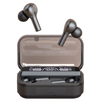

TWS 5.0 Wireless Bluetooth Earphone Large Capacity 9D High Fidelity Waterproof Sports Bluetooth Headset with Charging Box