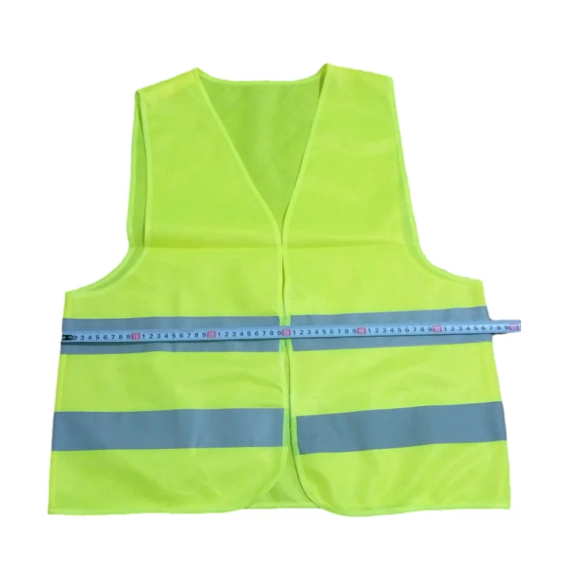 High Visibility Warning Reflective Safety Vest Construction Traffic Personnel Warp Knitted Fabric Cothing