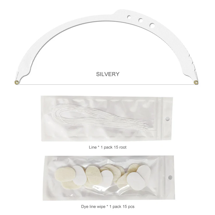 

New Microblading Line Marker Ruler With Stencil Pre-Made Thread Line Eyebrow make up Design Measuring Ruler Measure Tool