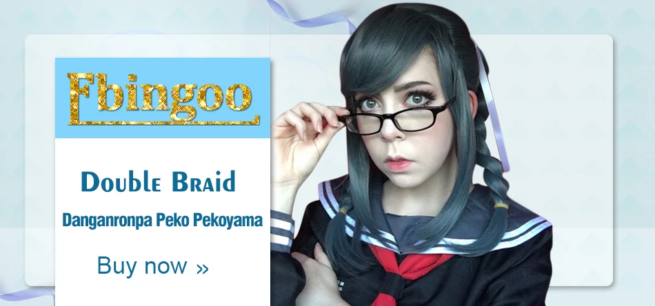 Ebingoo шапка+ Danganronpa Dangan-ronpa Peko Pekoyama двойной плетеный темно-серый Синтетический Косплей парик для Хэллоуина вечерние костюмы