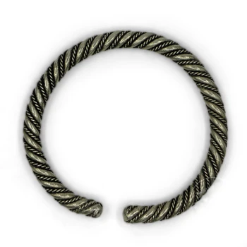 

LAOJUNLU Imitation Antique Miao Silver Bracelet Miao Nationality Crafts