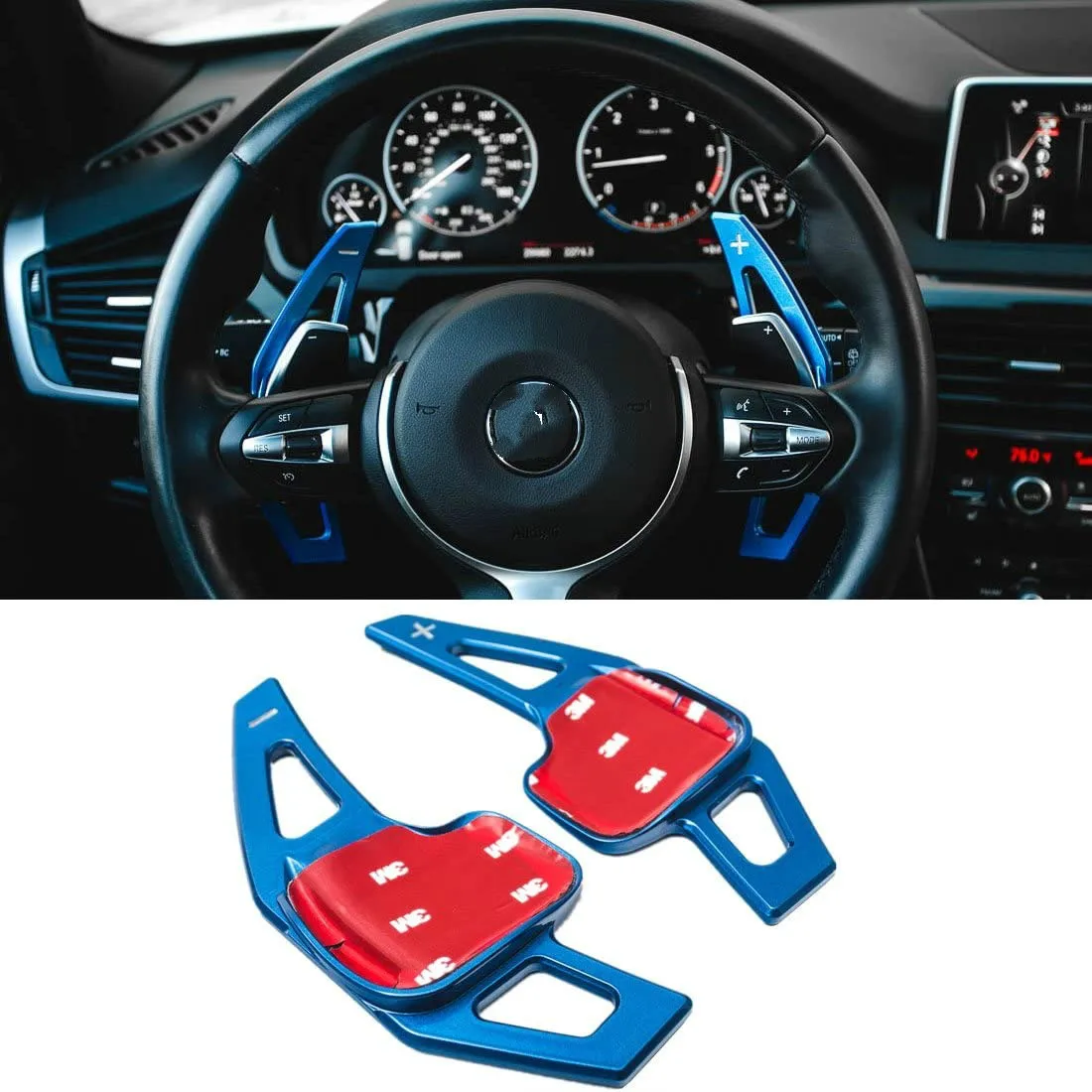 

For BMW Paddle Shifter Extensions Aluminum Metal Steering Wheel Paddle Shifter BMW 2 3 4 X1 X2 X3 X4 X5 X6 Series