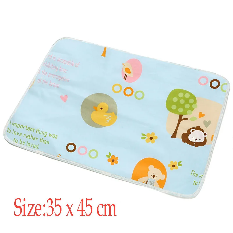 Size 50X70cm Baby Changing Mat Portable Foldable Washable Waterproof Mattress Children Game Floor Mats Reusable Diaper - Цвет: 4