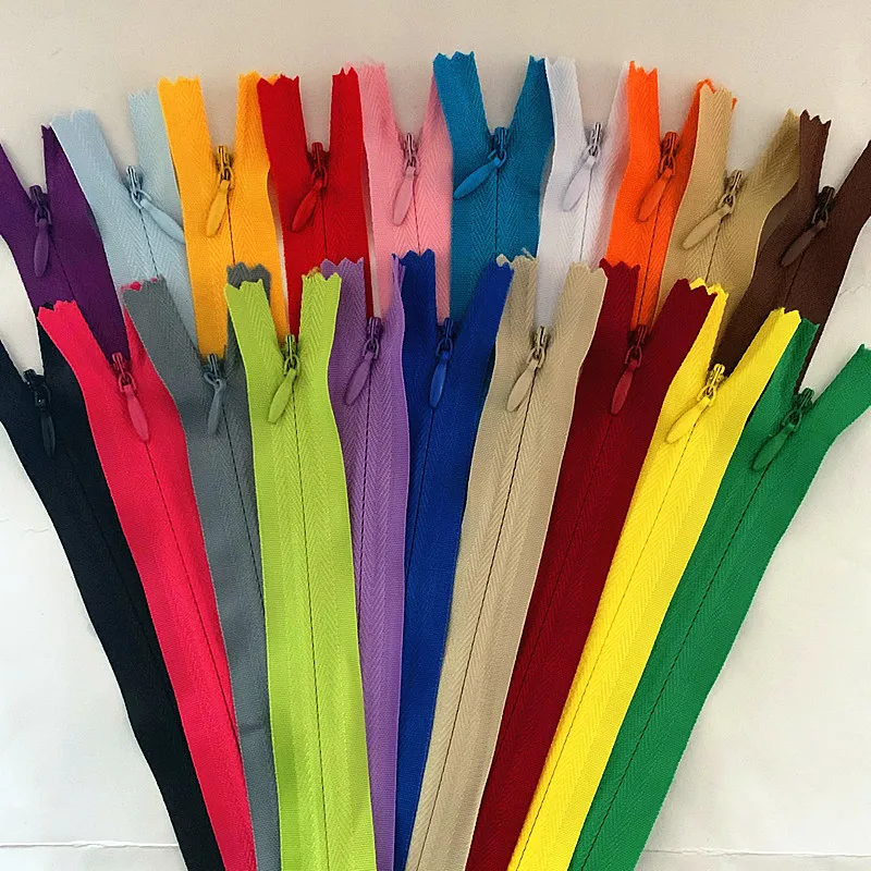 10Pcs-20Cm-8Inch-Invisible-Zipper-Nylon-Spool-For-Sewing-Clothing ...