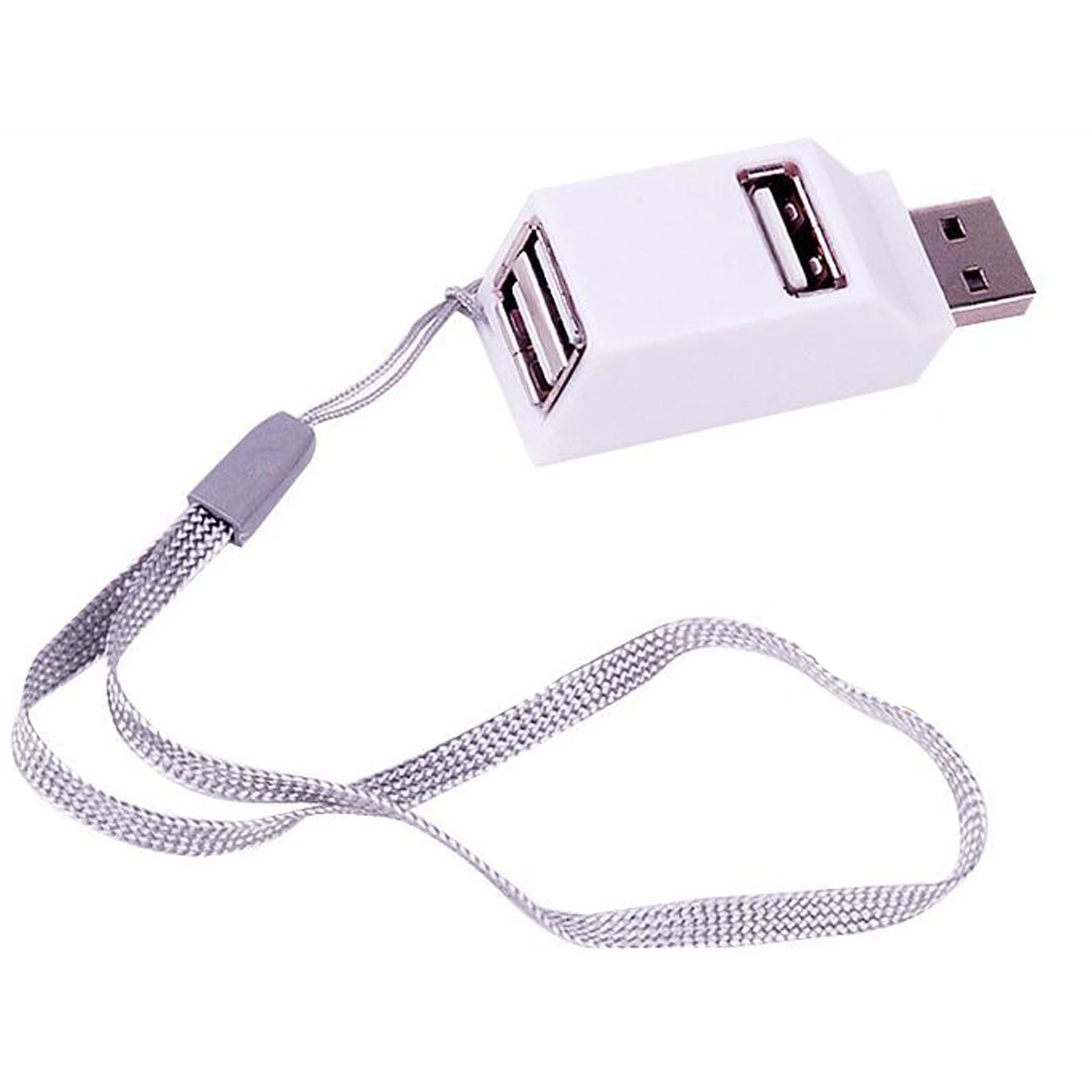 Высокая скорость 3 порта USB 2,0 мульти концентратор разветвитель расширения Настольный ПК ноутбук адаптер