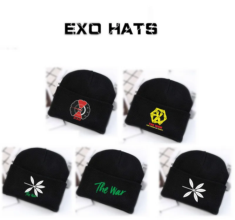 

[MYKPOP]EXO Hat Thread Beanie for Boys and Girls KPOP BEAKHYUN CHANYOEL Fans Collection SA19111101