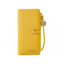 

High Quality Women Wallet With Coin Pocket Wristlet Long Lady Purse Large Capacity Lady Wallet Phone Purse Clutch Girl Wallet