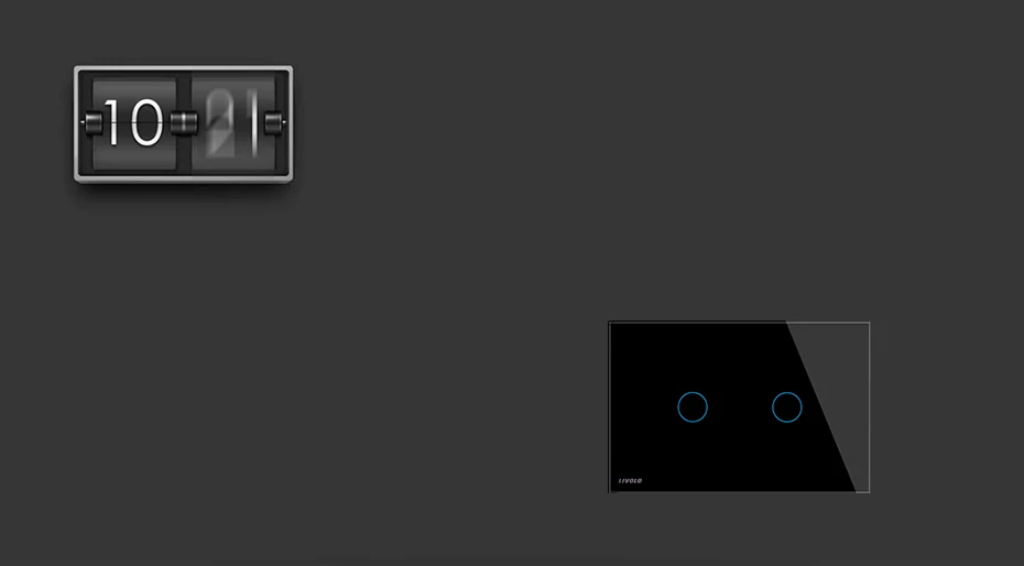 LIVOLO настенный выключатель, 2-ная 2-полосная, белый Стекло Панель, AU/стандарт США Сенсорный экран светильник переключатель VL-C902S-11 с Светодиодный индикатор