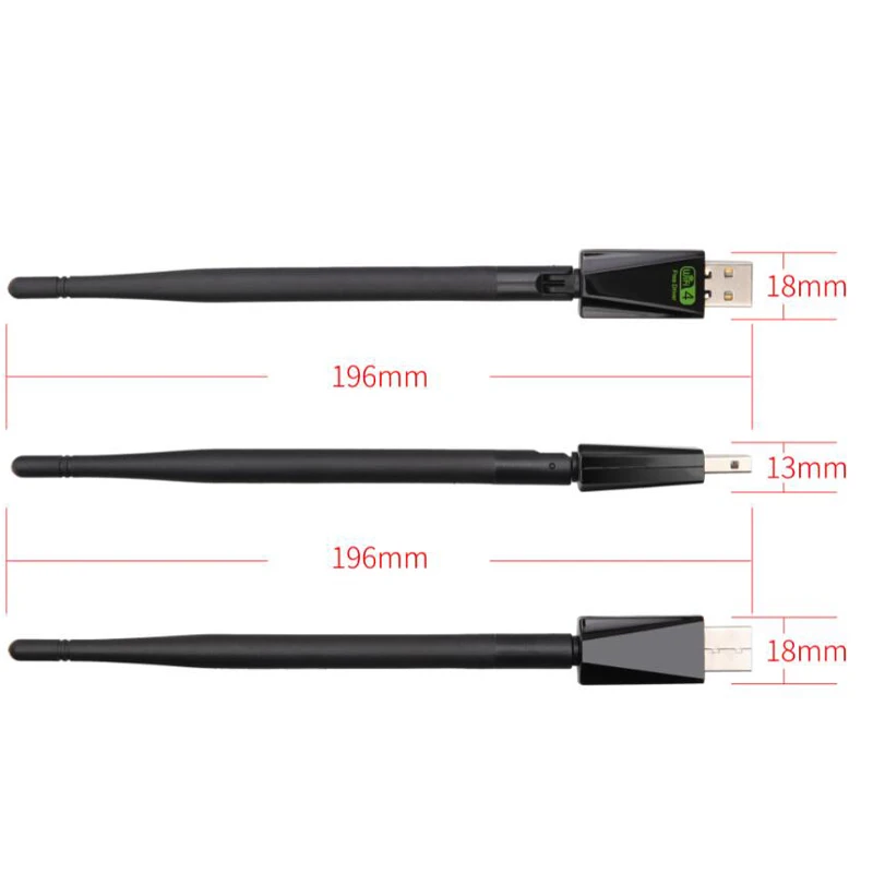Свободный привод с USB Wifi адаптер 300 Мбит/с Wi-Fi адаптер 2,4 ГГц антенна USB Ethernet PC Wi-Fi адаптер LAN Wifi ключ AC Wifi приемник