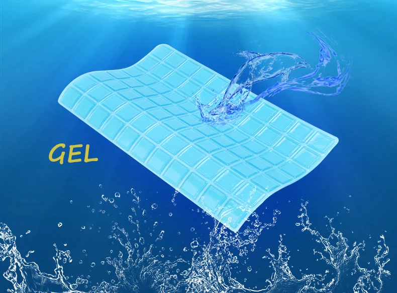 Gel Memory Foam Pillow Cool Massage Bedding for Health Care orthopedic Pillow Comfortable Cervical Neck Slow Rebound foam