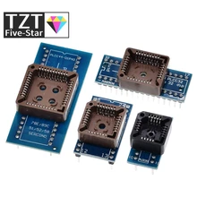 PLCC20 PLCC28 PLCC32 PLCC44 para MERGULHAR 20 28 32 44 USB Universal Programador Adaptador IC Socket Tester para TL866CS TL866A EZP2010