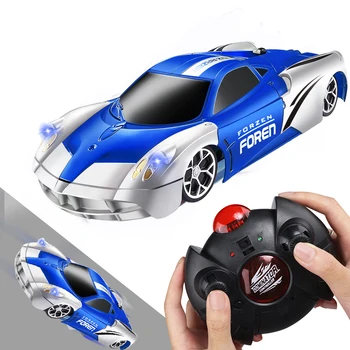 

RC Car Racing Car Toys Climb Ceiling Across the Wall Rotating Stunt Remote Control Toy Car Model Christmas Gift for Kids