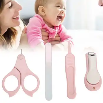 

Baby Nail Clipper Safe Infant Nail Cutter Scissors Portable Manicure Toddler Nail Care Kit Toe Cutter Set