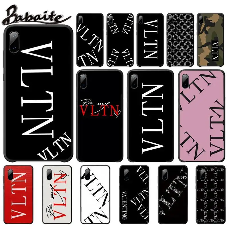 Babaite роскошный бренд италия VLTN чехлы для Iphone 4s 4 5s 5 5c Se Se2 6 6s 7 8 Plus X Мобильный