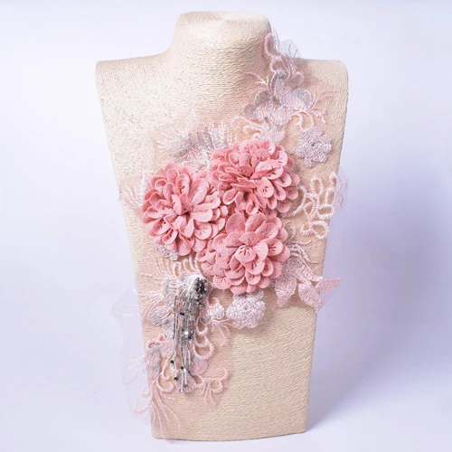 Embroidery Flower Patch Applique For Evening Dress Diy ClothingCostumes Decoration Sew On Accessories Patches Scrapbooking 18