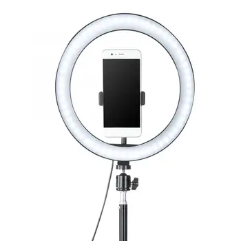 

photo light 10 Inch Dimmable LED Ring Fill Light USB Camera Video Lamp with Tripod Phone Clip Set phone light