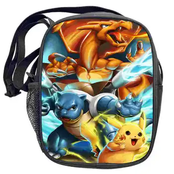 

New Movie Pokemon Detective Pikachu Print Kids Schoolbags Nursery School Mini Crossbody Bags Boy Girl Satchel